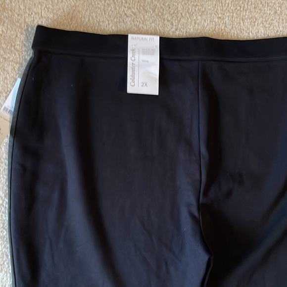 NWT super stretch structured legging with grey side stripe - Picture 7 of 9